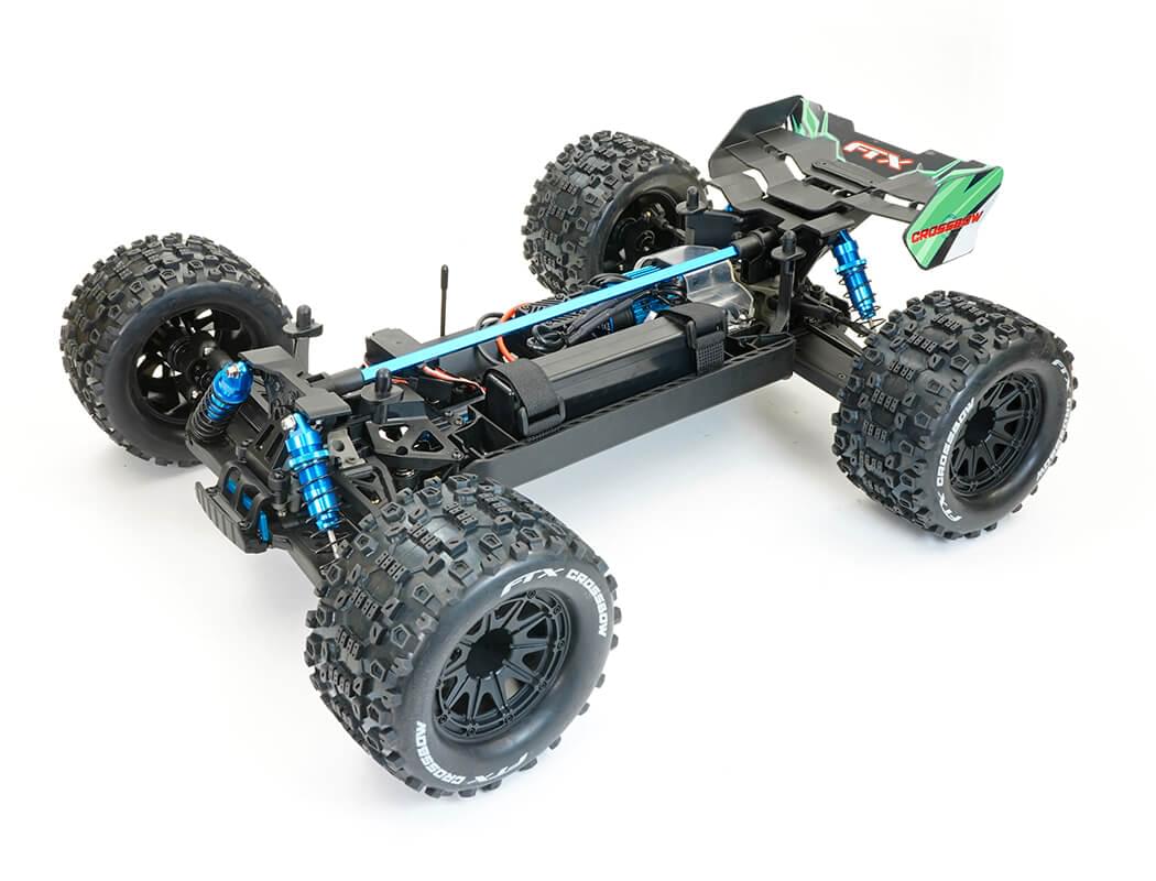 Truggy FTX Crossbow 1/10 brushless RTR vert - FTX5490GN - Breizh Modélisme.