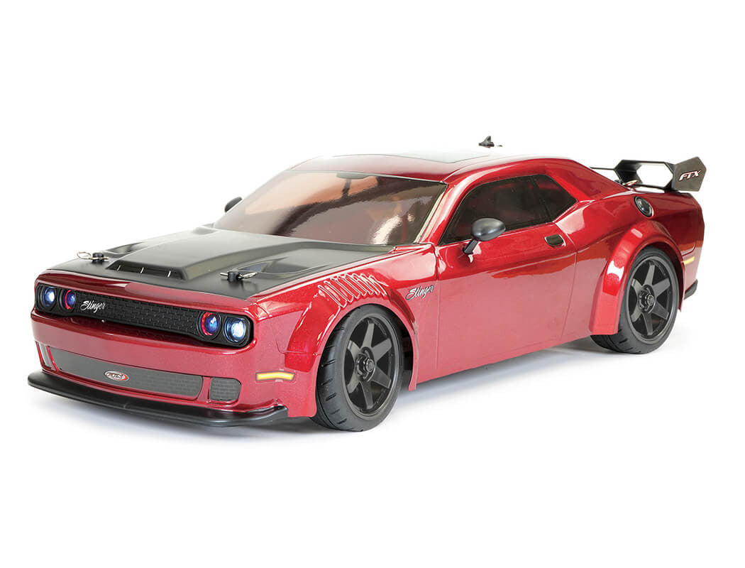 Voiture FTX Stinger brushess 1/10 Piste RTR rouge 5492R - Breizh Modélisme.