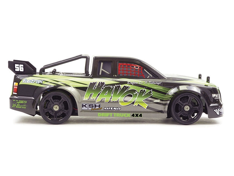 Voiture RC Drift FTX Havok 1/14 vert 5597YL - Breizh Modélisme.