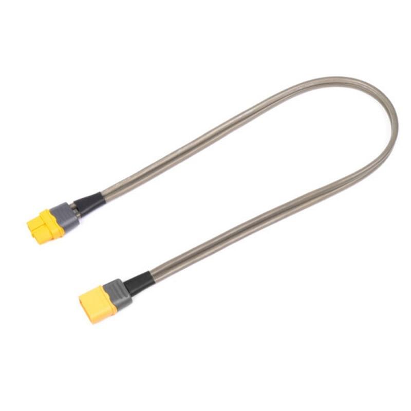 Câble pour chargeur sortie XT60 - XT60 vers XT60 - Fils plat 14AWG / 40cm - Breizh Modélisme.