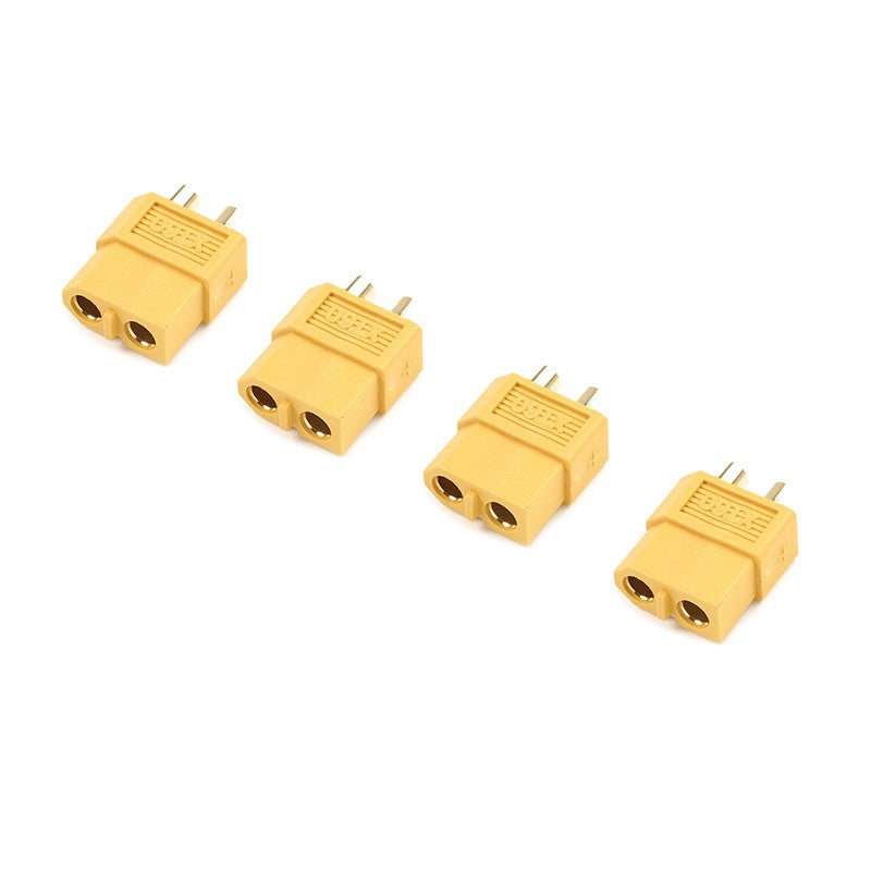 Connecteur XT60 Femelle (x4) - GF-1003-002 - Breizh Modélisme.