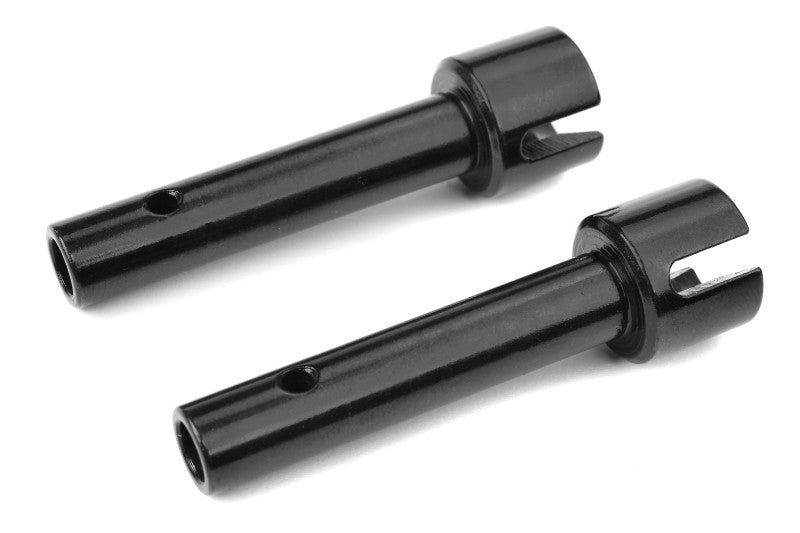 Corally - Axe de roue - Long - MT - Arrière - V2 - Acier SP2 EXH - 2 pcs - Breizh Modélisme.