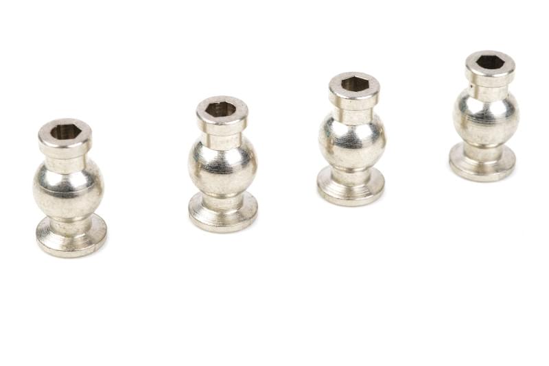 Corally C-00180-150 - Rotule épaulée - 6,8 mm Acier 4 pcs - Breizh Modélisme.