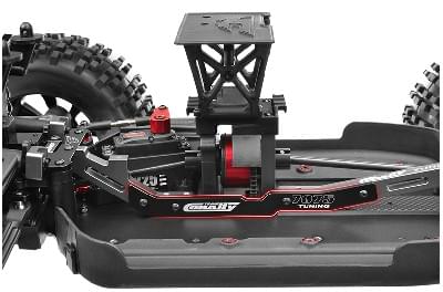 Corally - Chassis Stiffener - XTR - Center 7075 T6 - 3mm C-00180-830 - Breizh Modélisme.