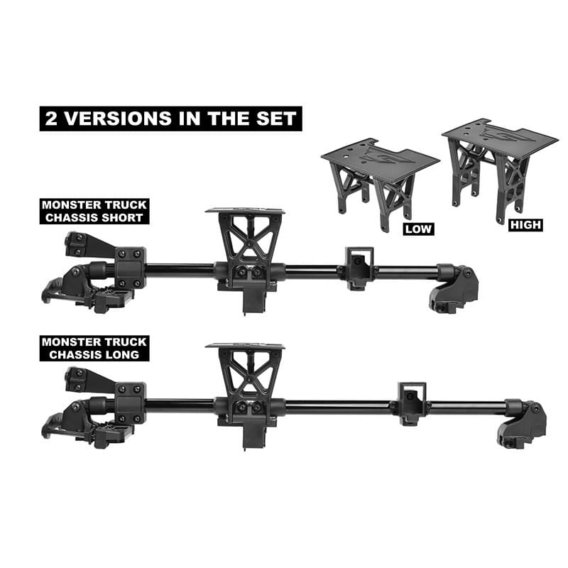 Corally - Kit de renfort de châssis 1/8 MT Xtreme - C-00180-910 - Breizh Modélisme.