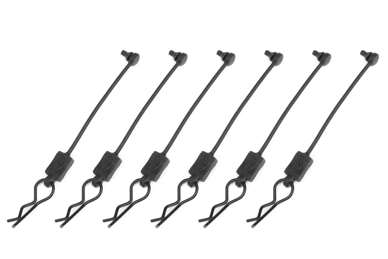 Corally - Lot de 6 Clips de carrosserie 1/8 C-00180-614 - Breizh Modélisme.