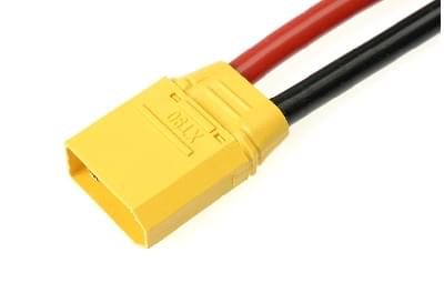 Lot de 4 Prises, connecteurs XT90 avec capuchon Femelle - Breizh Modélisme.