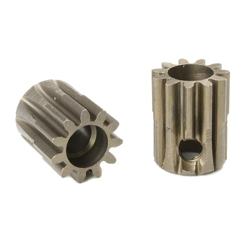 Pignon moteur 32DP - Court - Acier trempé - 11 dents- Axe 5mm - 1pc - Corally - C-72511 - Breizh Modélisme.