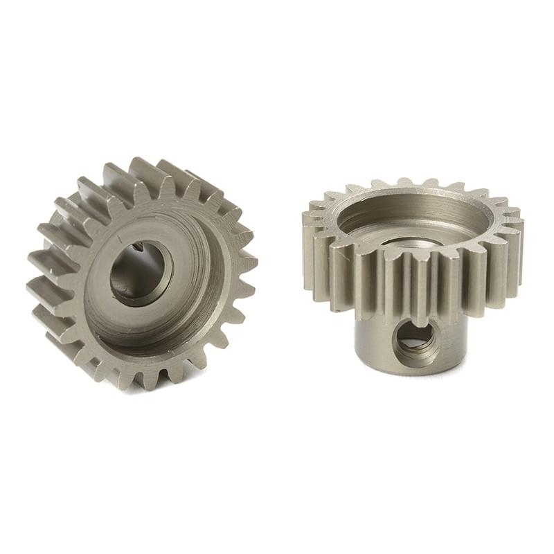 Pignon moteur 32DP - Court - Acier trempé - 22 dents- Axe 5mm - 1pc - Corally - C-72522 - Breizh Modélisme.