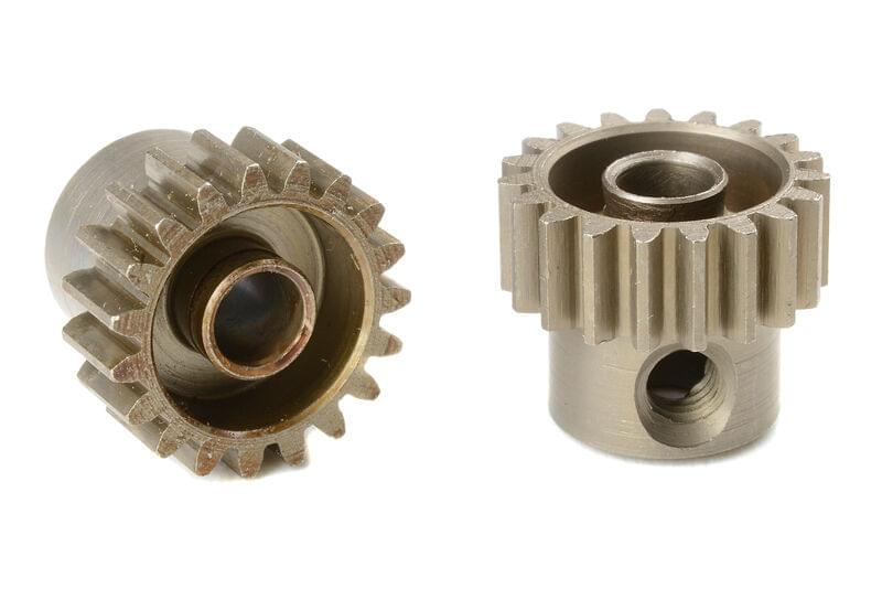 Pignon moteur 48 DP - Court - Acier trempé - 19 dents - 3,17 mm - Breizh Modélisme.