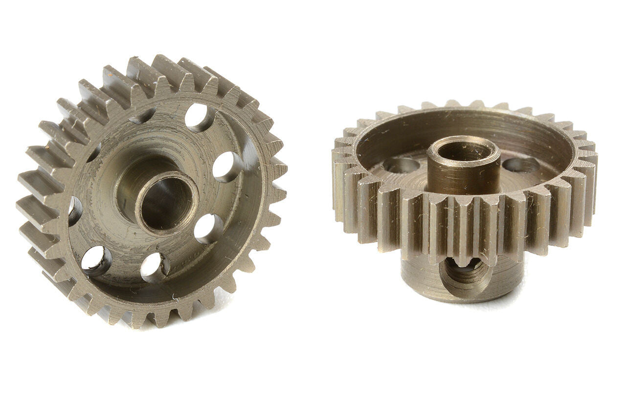 Pignon moteur 48 DP - Court - Acier trempé - 29 dents - 3,17 mm - Breizh Modélisme.