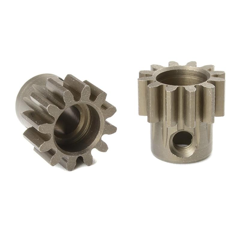 Pignon moteur M1.0 - Court - Acier 12 dents- Axe 5mm - 1pc - Corally - C-72712 - Breizh Modélisme.