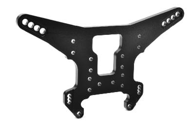 Support amortisseurs - 5 mm - Aluminium - Arrière - Corally - C-00180-373 - Breizh Modélisme.