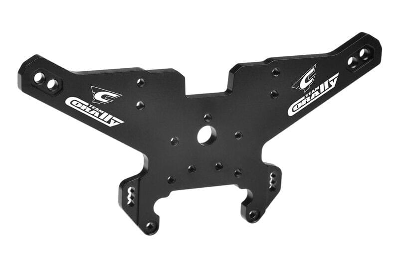 Support d'amortisseurs aluminium noir MT-G2 arrière 5mm C-00180-955 - Breizh Modélisme.