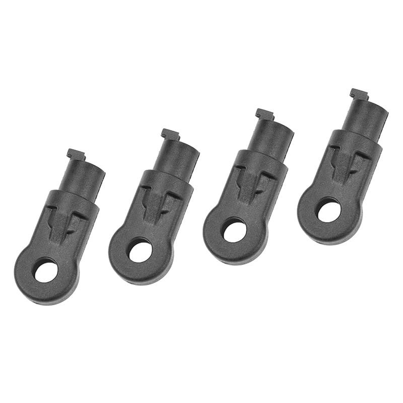 Team Corally - Chapes de tige d'amortisseur - Long 4 pcs - C-00180-769 - Breizh Modélisme.