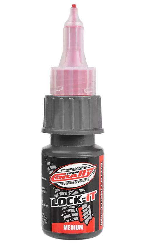 Team Corally - Frein filetage médium Rouge 10gr - C-13095 - Breizh Modélisme.