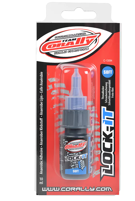 Team Corally - Frein filetage soft bleu 10gr - C-13094 - Breizh Modélisme.