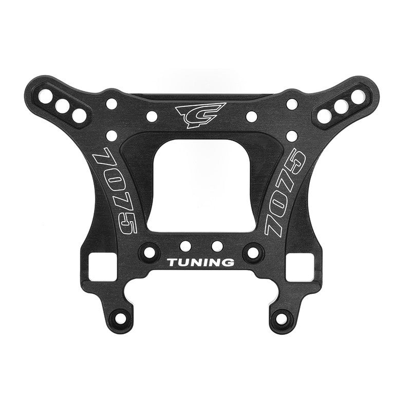 Tour d'amortisseur - Avant - 7075 T6 - 5mm - Anodisé Corally - C-00180-420 - Breizh Modélisme.