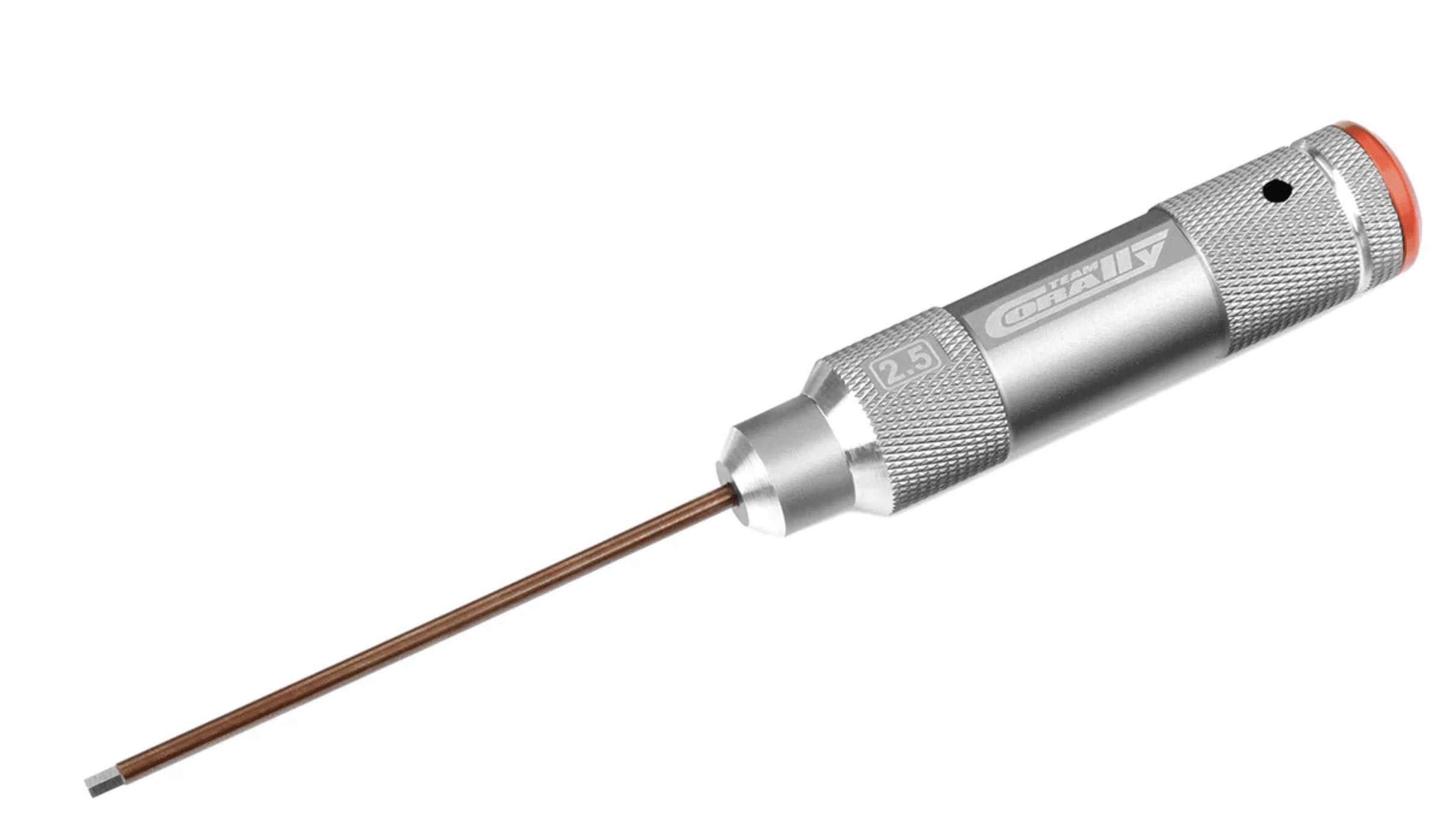 Tournevis Hex 2,5 mm poignée en aluminium Team Corally - C-16132 - Breizh Modélisme.