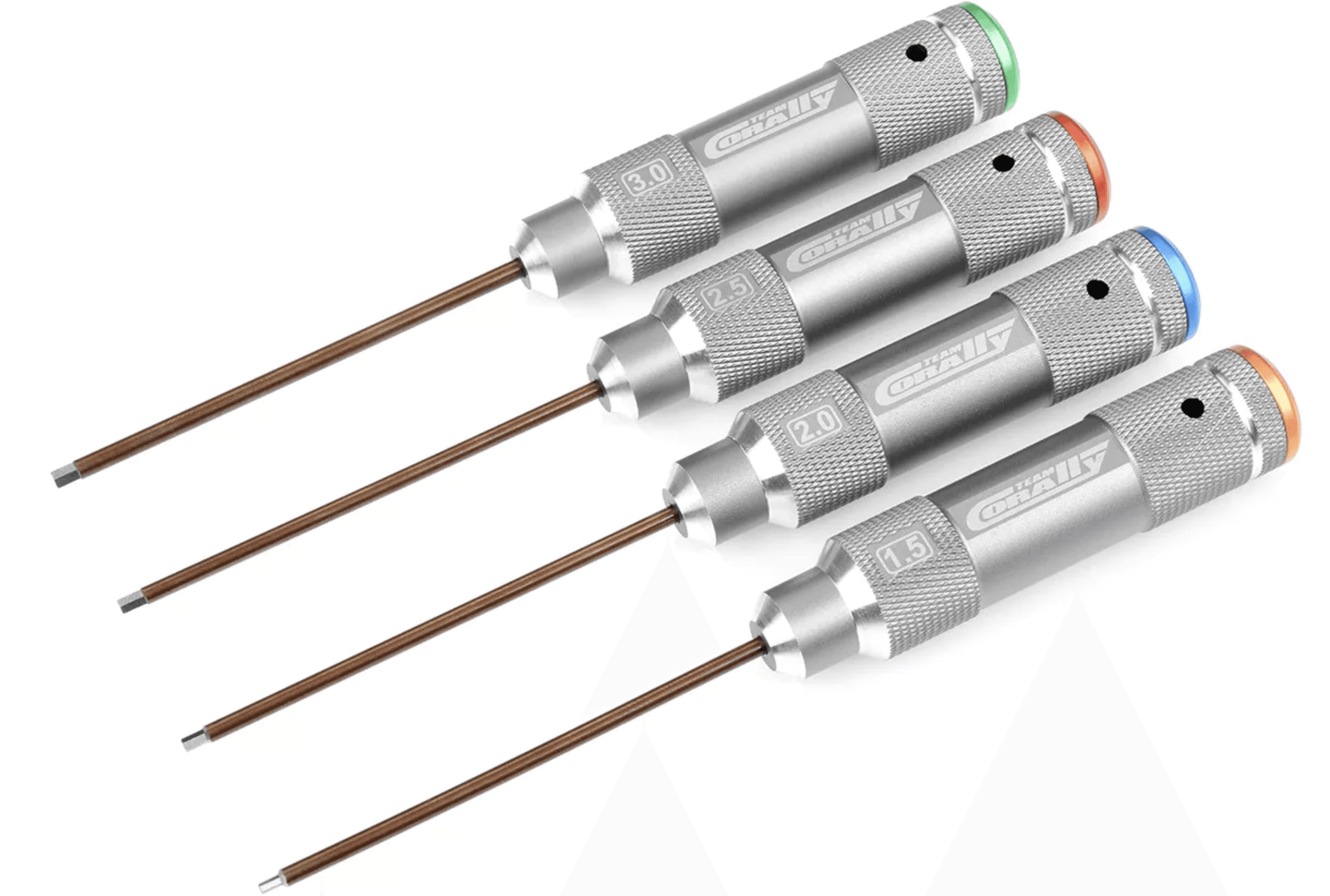 Tournevis Hex 2,5 mm poignée en aluminium Team Corally - C-16132 - Breizh Modélisme.