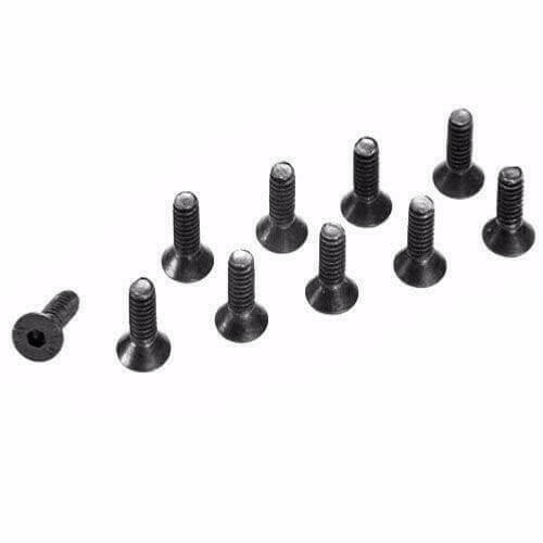 Vis acier Tete Fraisée 6 pans M3x16mm (x10) - Breizh Modélisme.