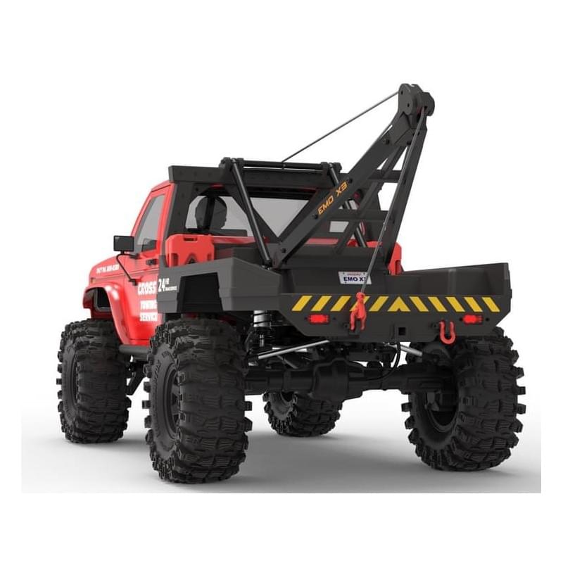 Crawler EMOX3 1/8 RTR métal rouge 775 charbon - Cross RC CRO90100169