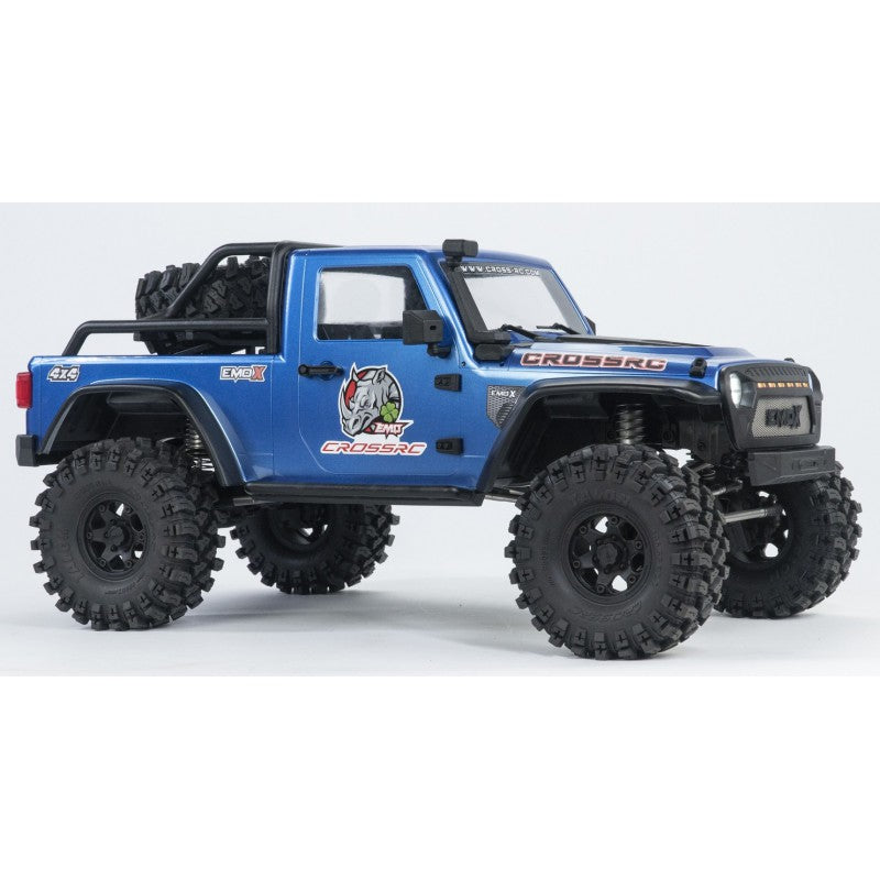 Crawler kit - EMOX1 1/8 bleu RTR 775 charbon - Cross RC CRO90100154