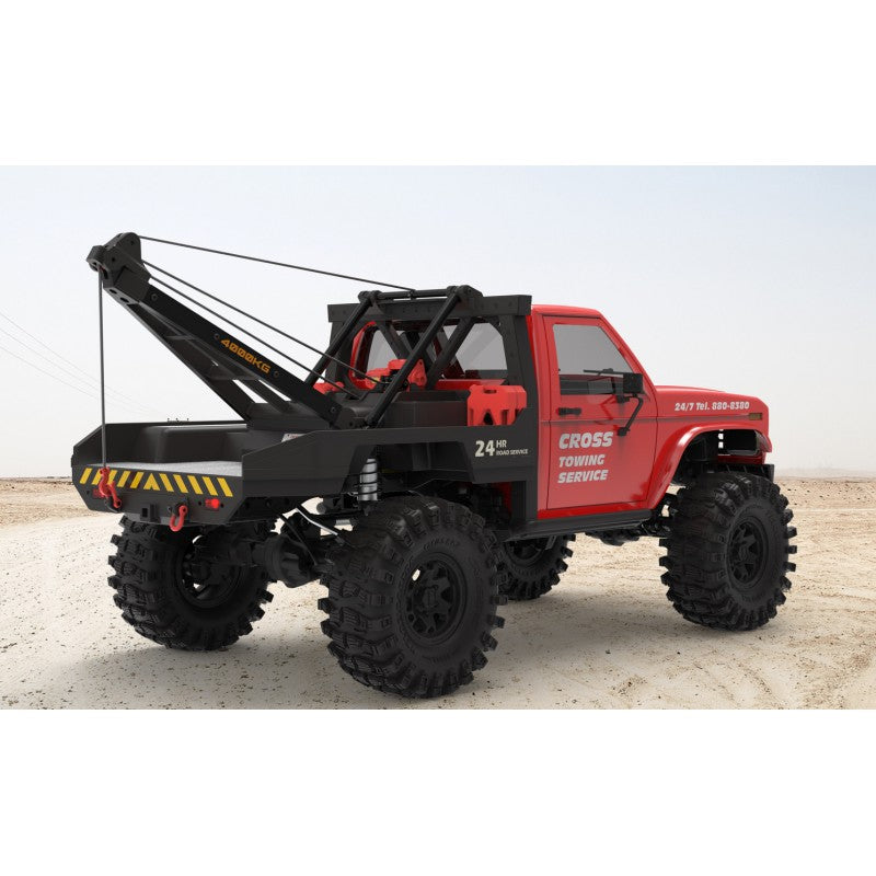 Crawler EMOX3 1/8 RTR métal rouge 775 charbon - Cross RC CRO90100169