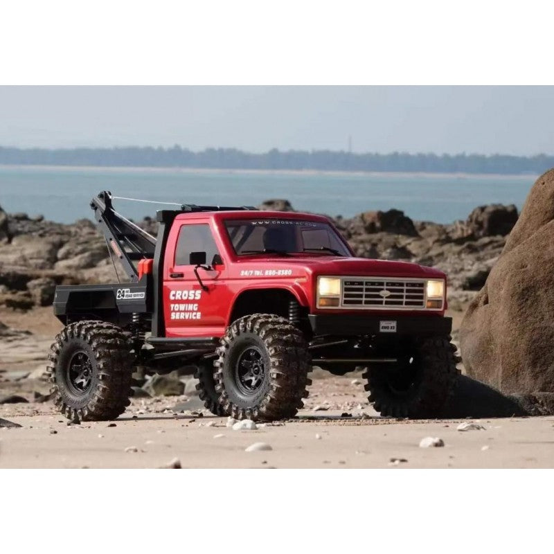 Crawler EMOX3 1/8 RTR métal rouge 775 charbon - Cross RC CRO90100169