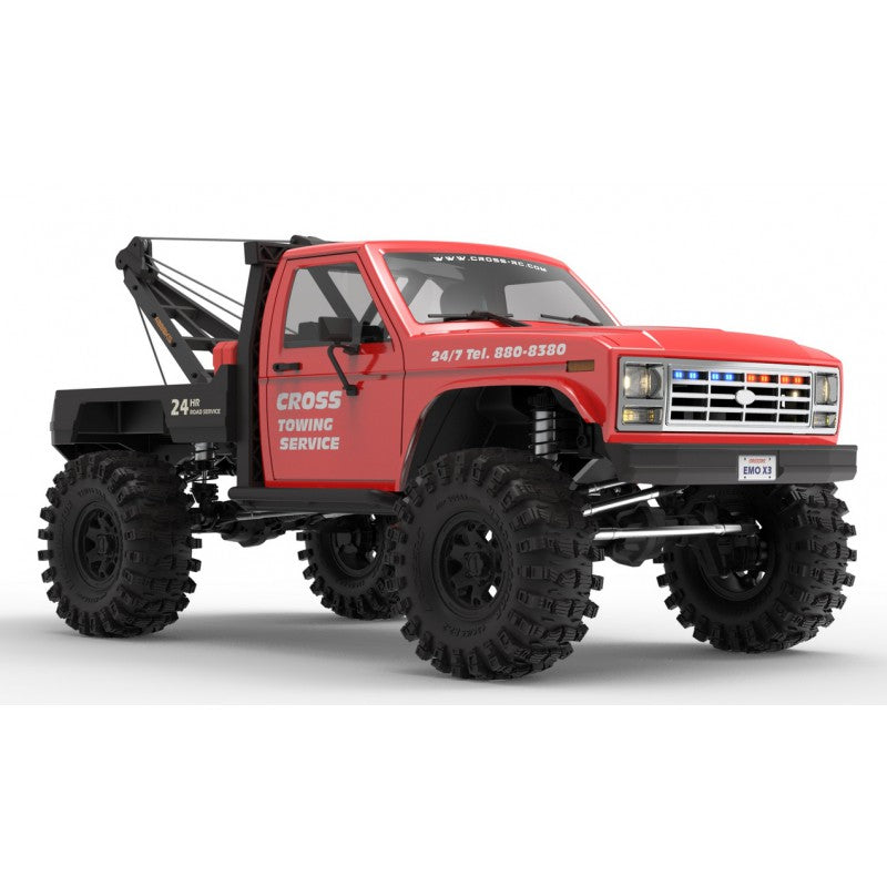 Crawling kit - EMOX3 1/8 ARTR métal rouge - CRO90100171