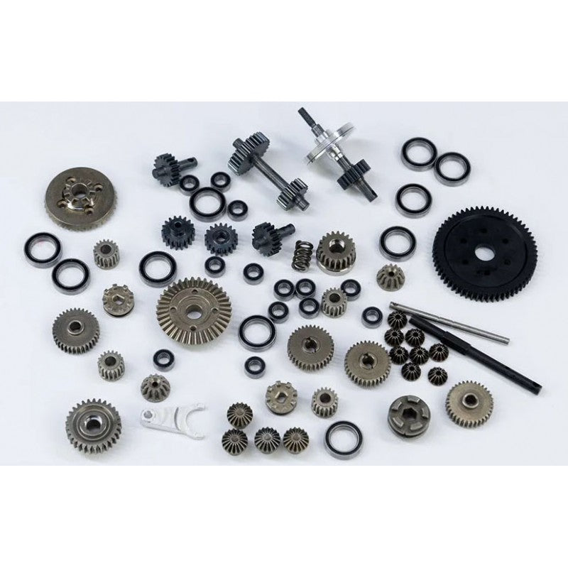 Crawling kit - EMOX3 1/8 RTR métal rouge 775 Brushed - CRO90100169