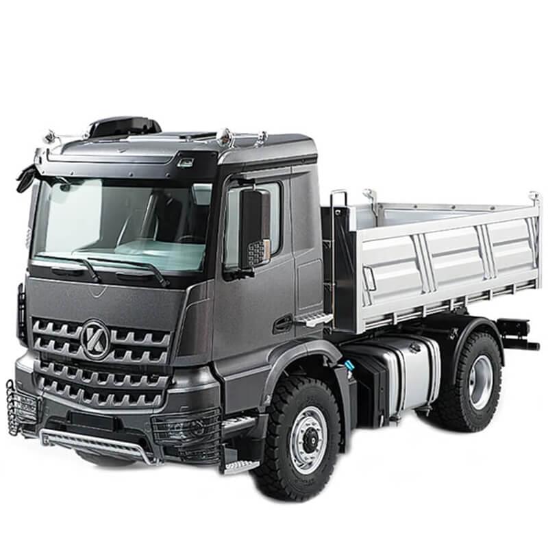 Camion à benne en métal 4x4 Kabolite K5701 gris 1:14 - Breizh Modélisme.