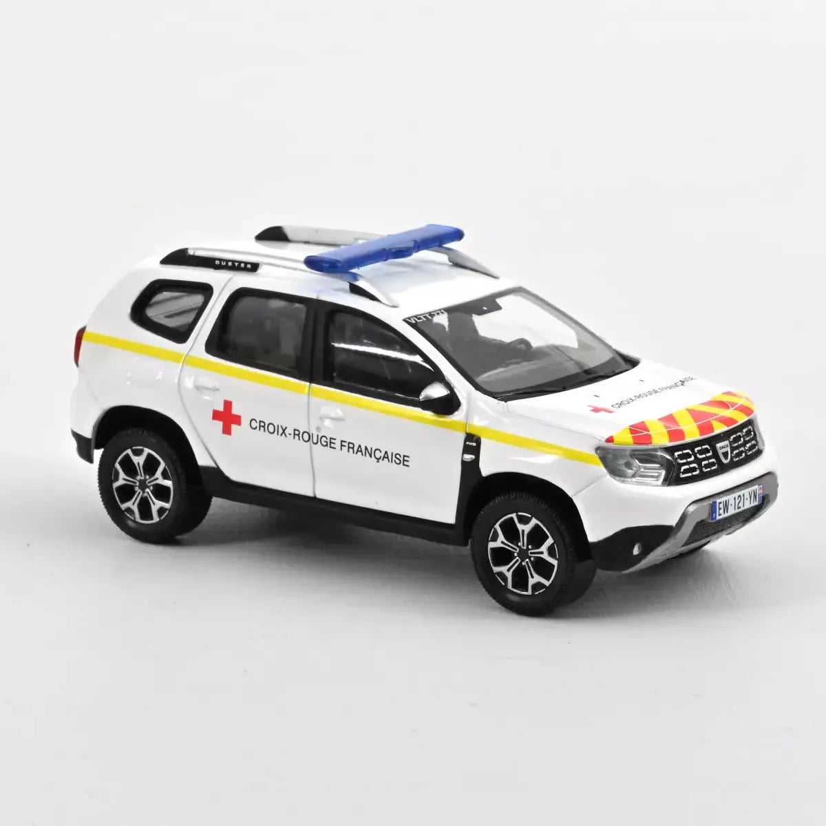 Voiture miniature collection 1/43 Dacia Duster 2020 Ambulance VLTT 77 Norev 509028