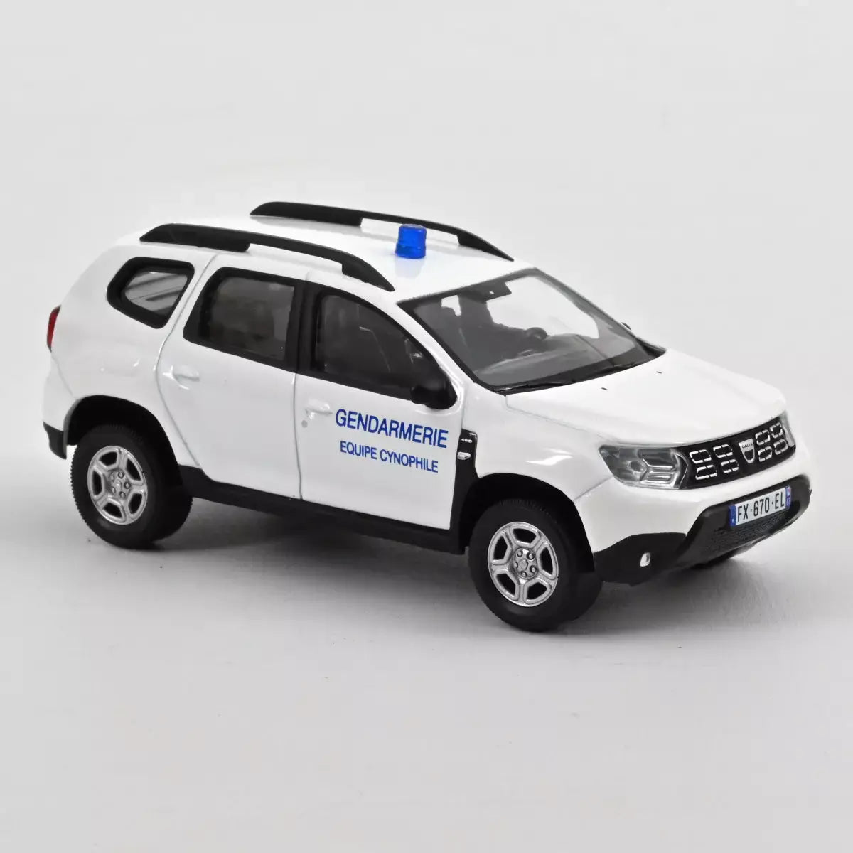 Voiture miniature collection 1/43 Dacia Duster 2020 Gendarmerie - Equipe Cynophile Norev 509025