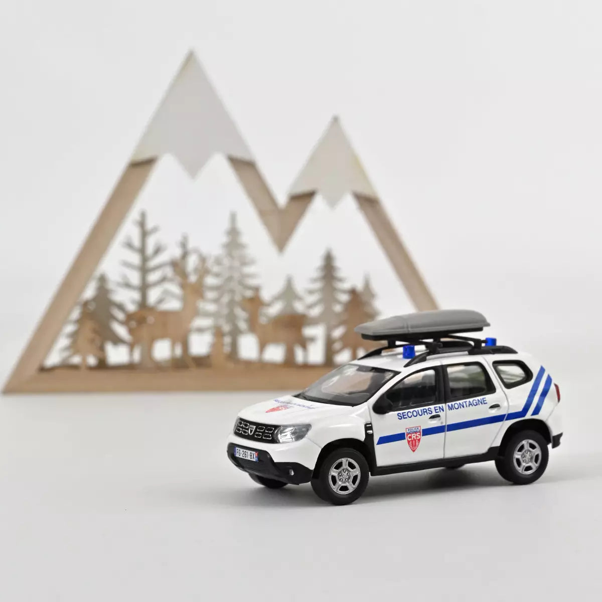Voiture miniature collection 1/43 Dacia Duster 2020 Police Nationale CRS - Secours en Montagne Norev 509026