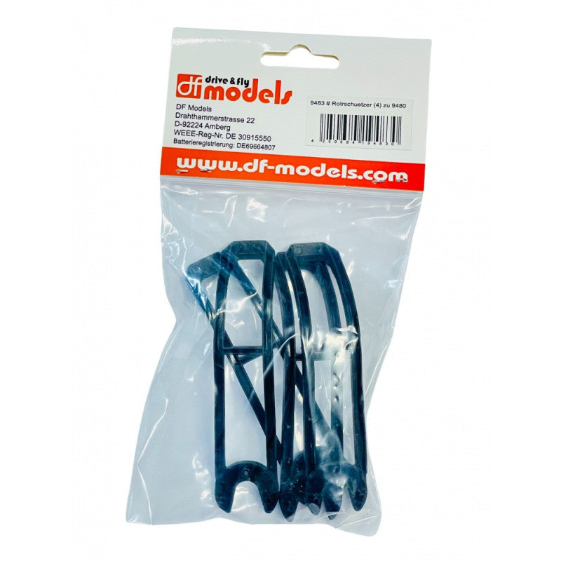 Protections de rotor pour 9480 (x4) - DF Models 9483 - Breizh Modélisme.