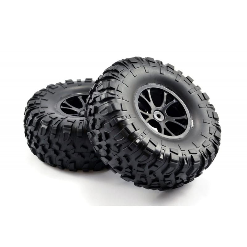 2 pneus et jantes FTX Outlaw / DF-4J - FTX8335B - 6499 - Breizh Modélisme.