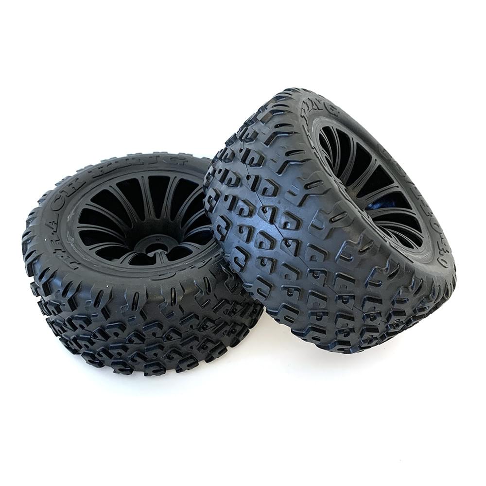2 Roues pour Truggy 17mm DF Model 8103 / Pour Voiture DF Model Destructor 1/8 - Breizh Modélisme.
