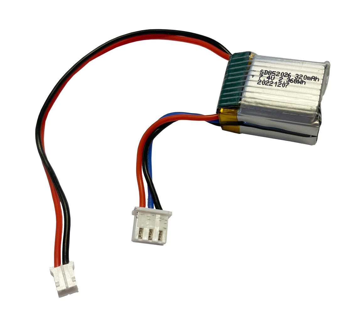 Batterie lipo 2S 7,4V 350mAh - 6955 - Breizh Modélisme.