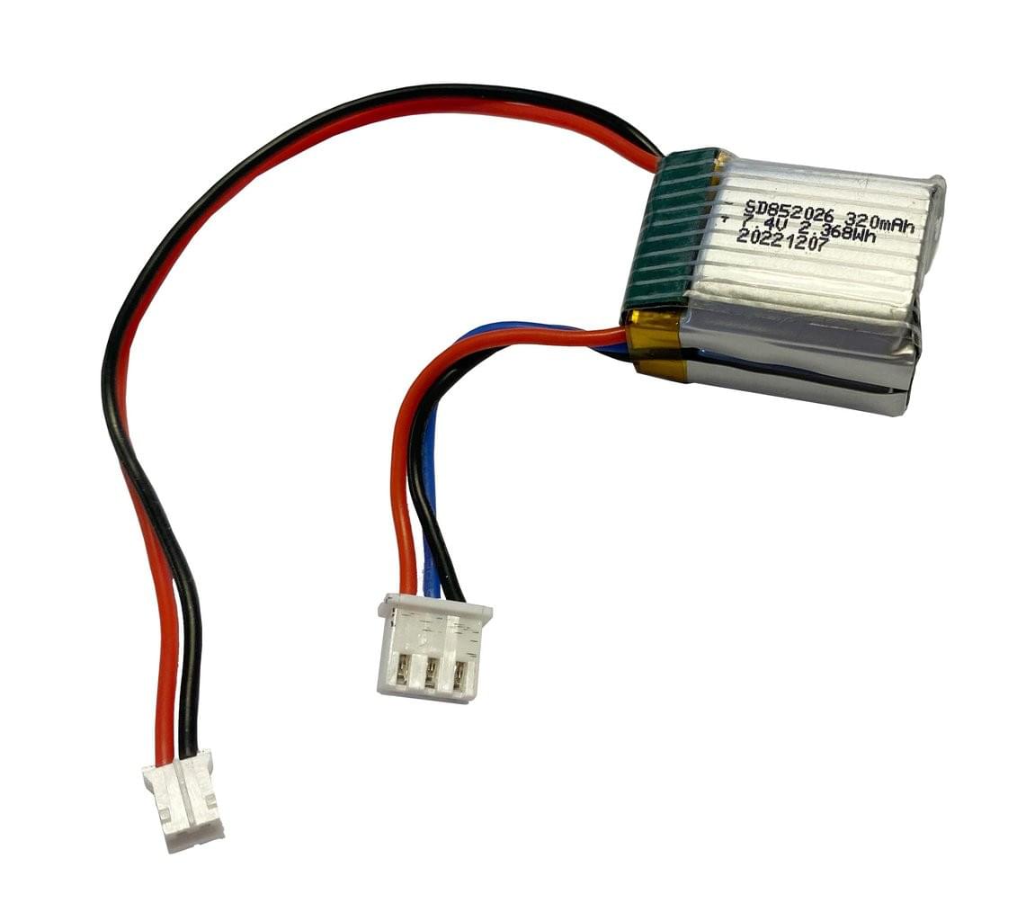 Batterie lipo 2S 7,4V 350mAh - 6955 - Breizh Modélisme.