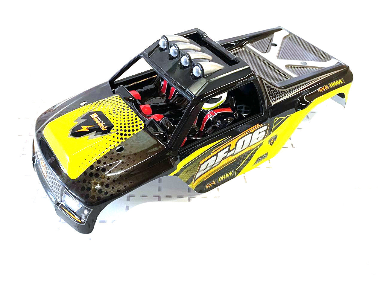 Carrosserie 1/14 DF model pour voiture 3122 - 7472 (vendue avec éclairages leds) - Breizh Modélisme.