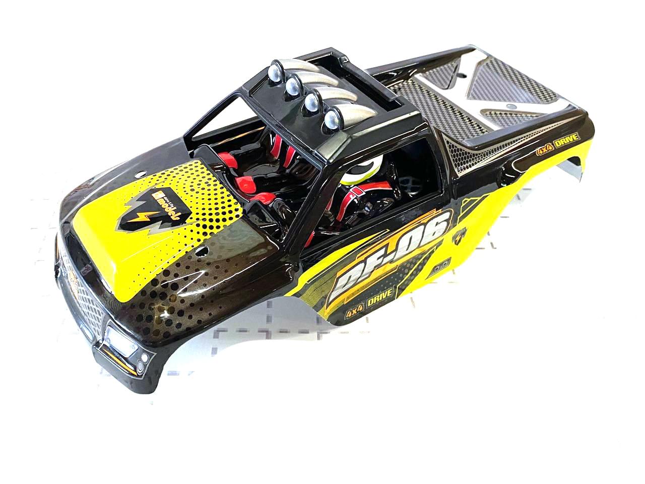 Carrosserie 1/14 DF model pour voiture 3122 - 7472 (vendue avec éclairages leds) - Breizh Modélisme.