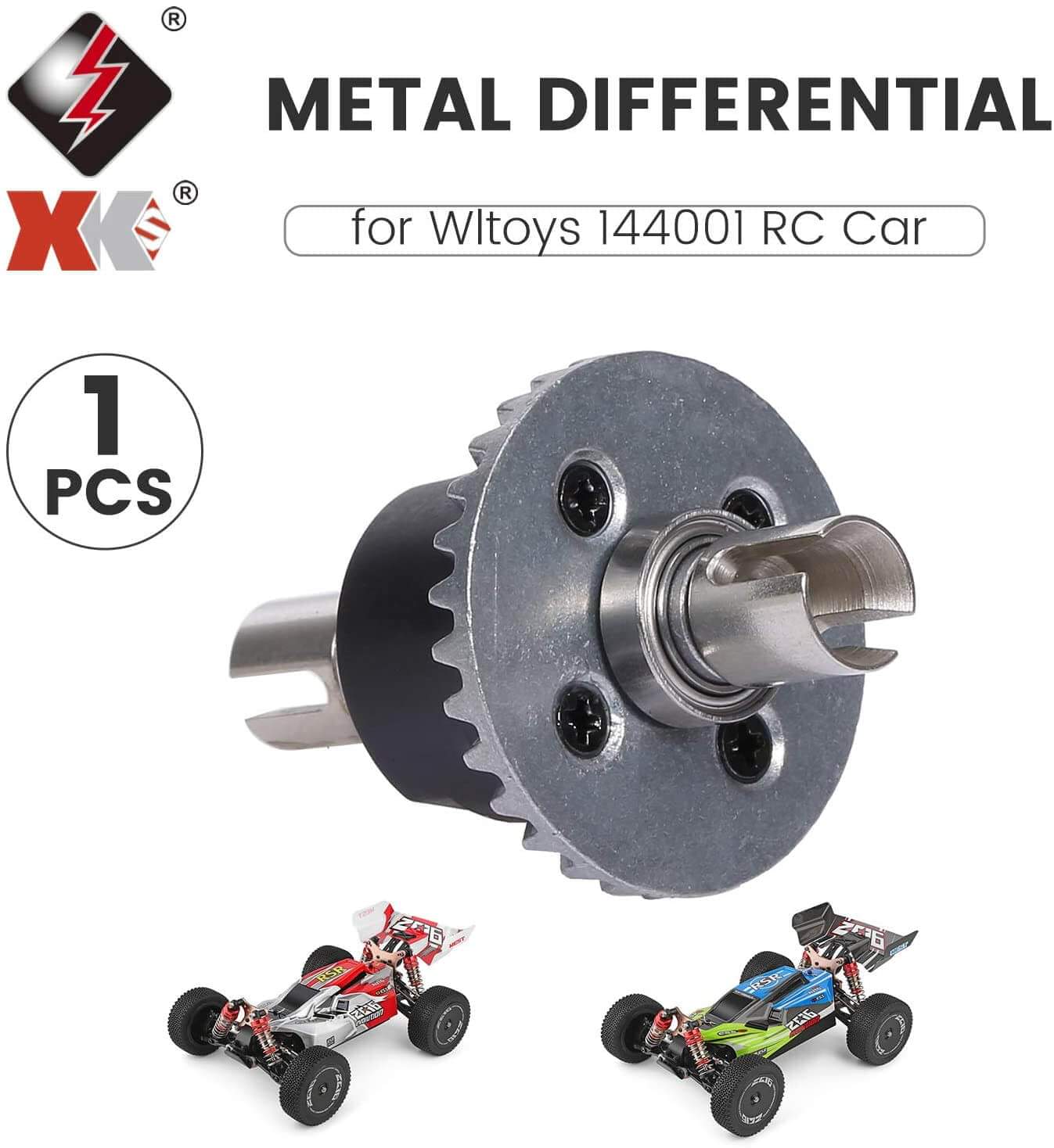 Différentiel d'origine pour Wltoys 144001 - DF 7404 / 1309 - Breizh Modélisme.