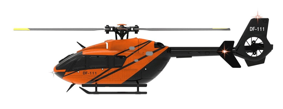 Hélicoptère RC flybarless 111 - Breizh Modélisme.