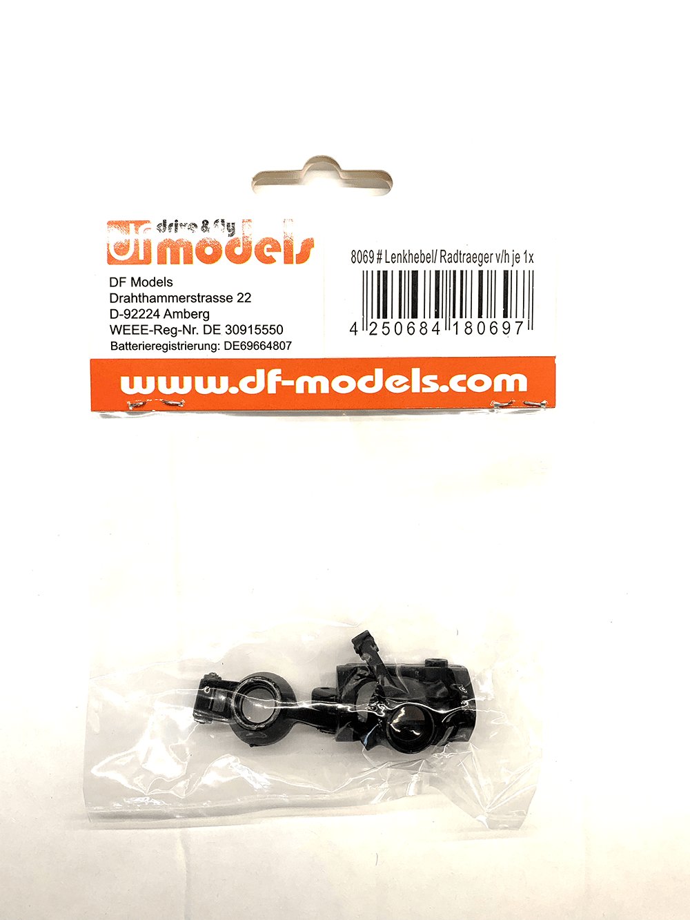Levier de direction / Porte-roues droit v/h DF Models - Référence 8069 - Breizh Modélisme.