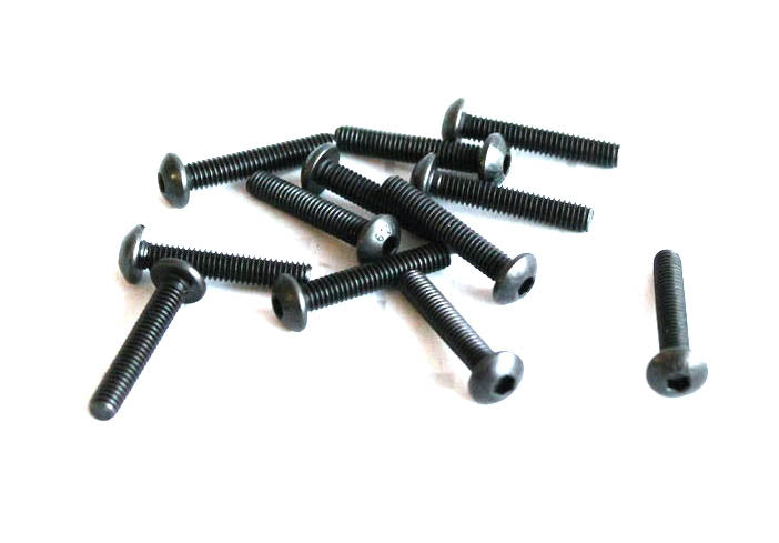 Lot de 12 vis M4x22 - DF Model 7563 / Pour Voiture DF Model Destructor 1/8 - Breizh Modélisme.