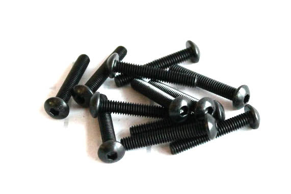 Lot de 12 vis M4x25 - DF Model 7560 / Pour Voiture DF Model Destructor 1/8 - Breizh Modélisme.