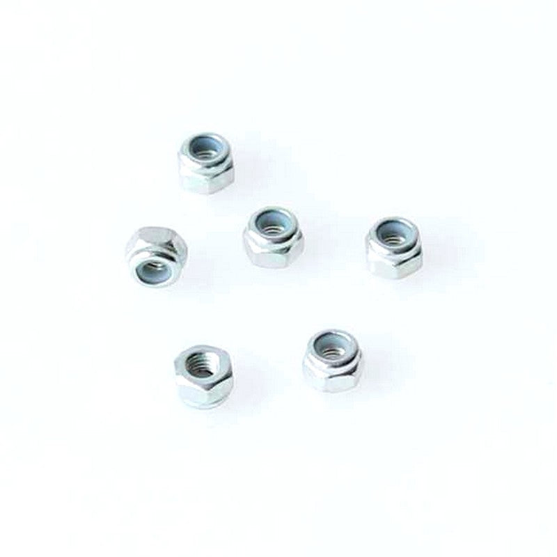 Lot de 6 écrous M3 - 6460 / A949-49 - Breizh Modélisme.
