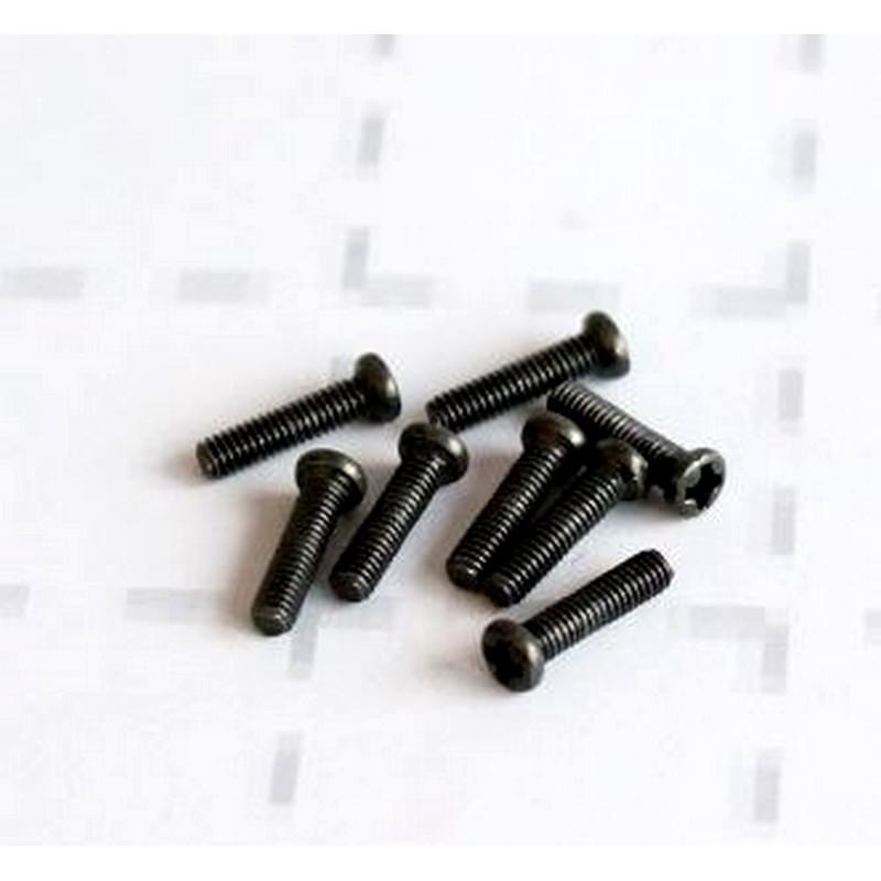 Lot de vis 2,5x10mm référence 7458 pour Buggy DF Model 3120 et Wltoys 144001 - Breizh Modélisme.