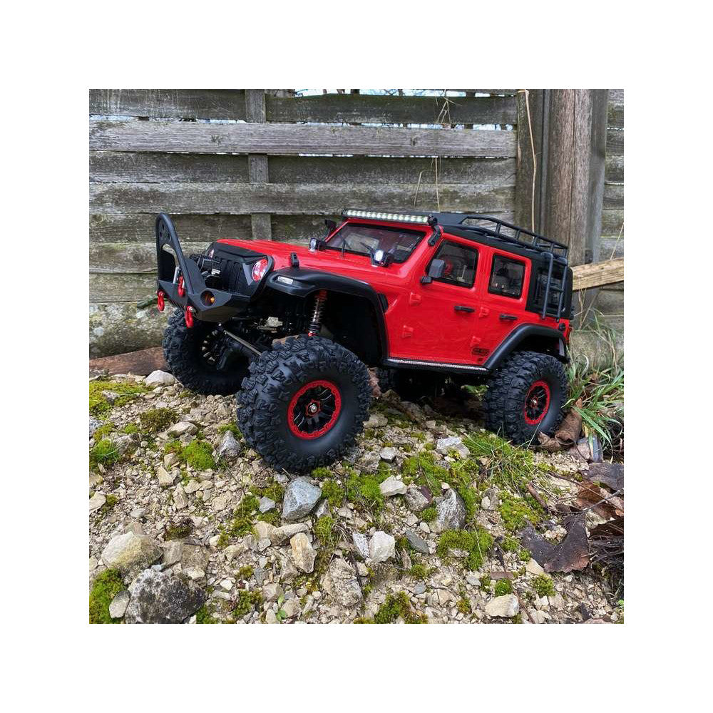 DF Models Crawler RC DF-4S PRO rouge 4WD 1/10 - 3164 - Breizh Modélisme.